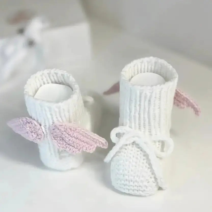Crochet Baby Booties Angle Style Joy Gift London
