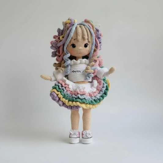 Crochet Unicorn Girl Doll Toy (Copy) Joy Gift London