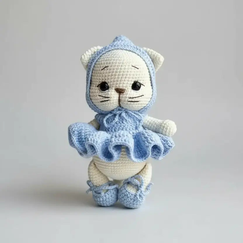 Sheep Ear Knitted Balaclava for Kids – Cotton & Merino Wool Hood Joy Gift London