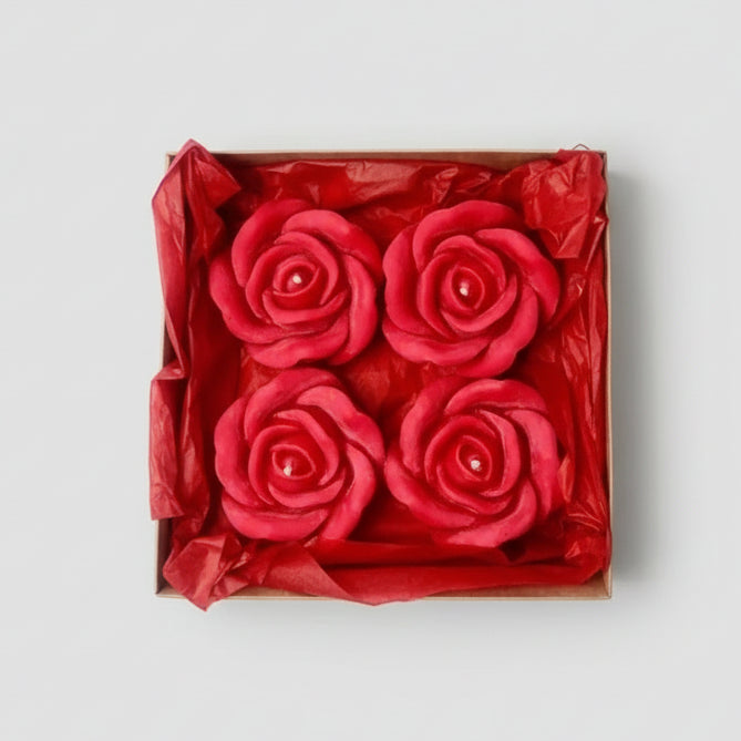 Handmade White Candle in Glass Jar – Personalised Message – Heart/Peony/Tulip Joy Gift London