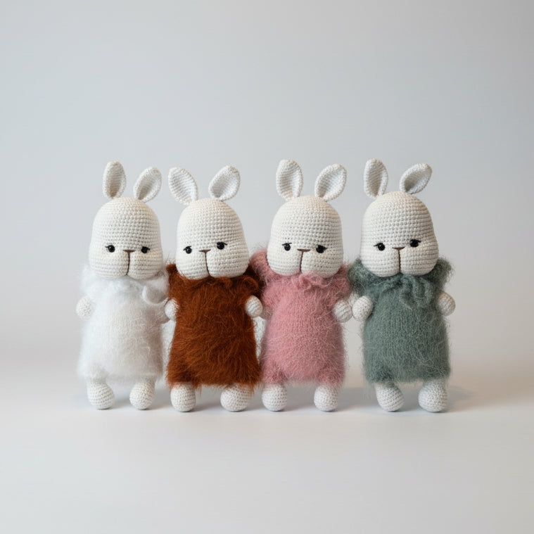 Joy Bunny - Adorable Handmade Crochet Bunny - Perfect Gift for All Ages Joy Gift London