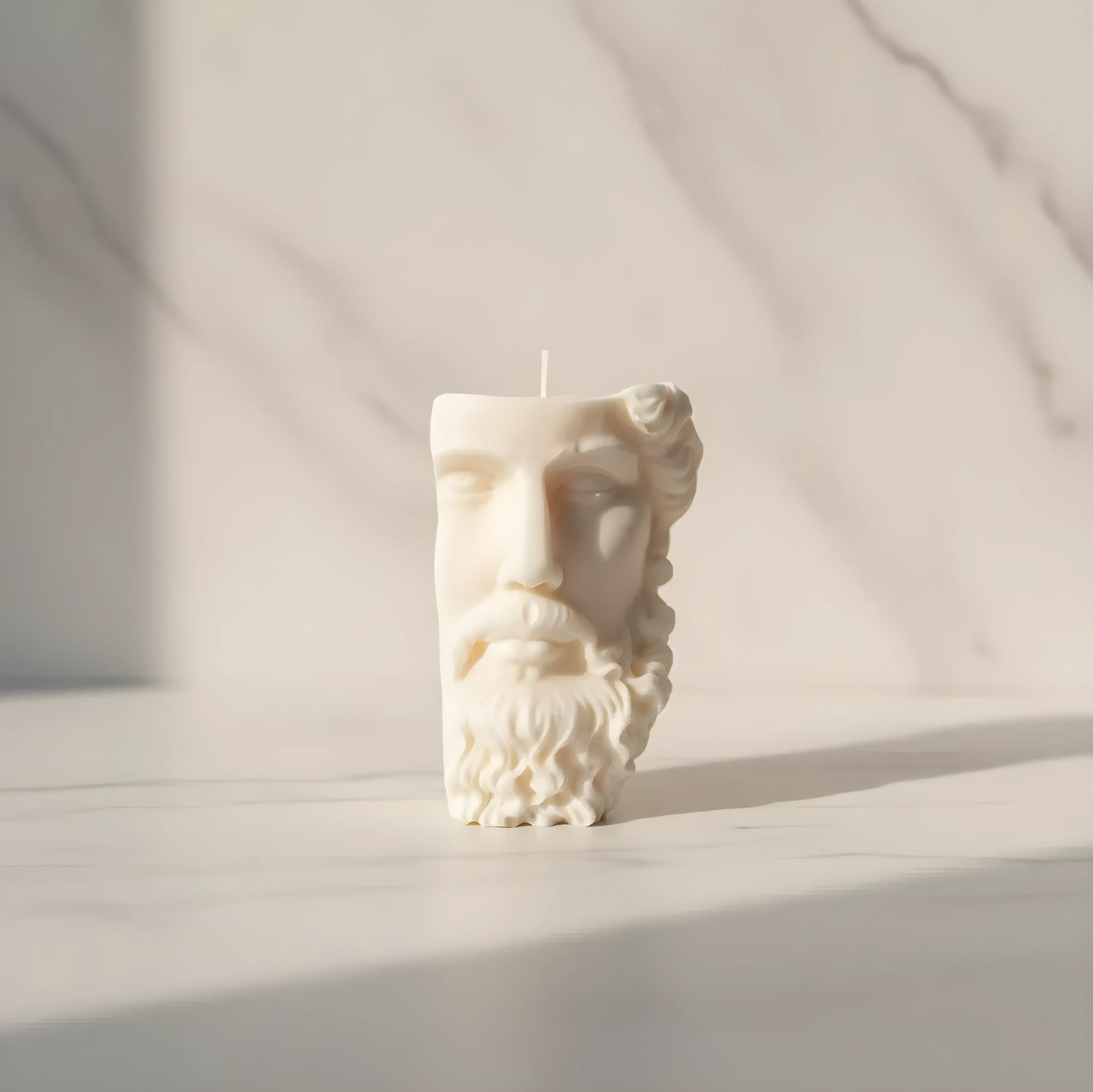 Roman Bust Sculpture Candle – Classical Art Inspired Decorative Candle Joy Gift London