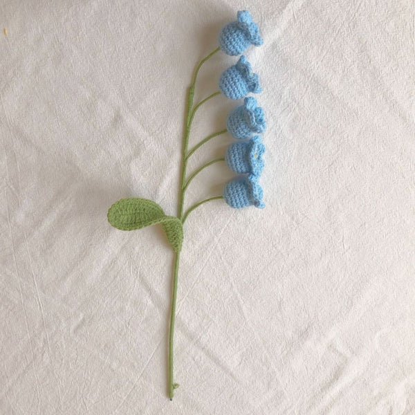 Handmade Crocheted 1pc Bell Orchid Flower - Joy Gift London