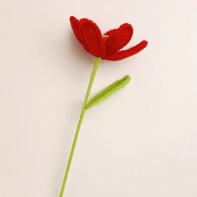 Handmade Crocheted Blooming Tulips - Joy Gift London