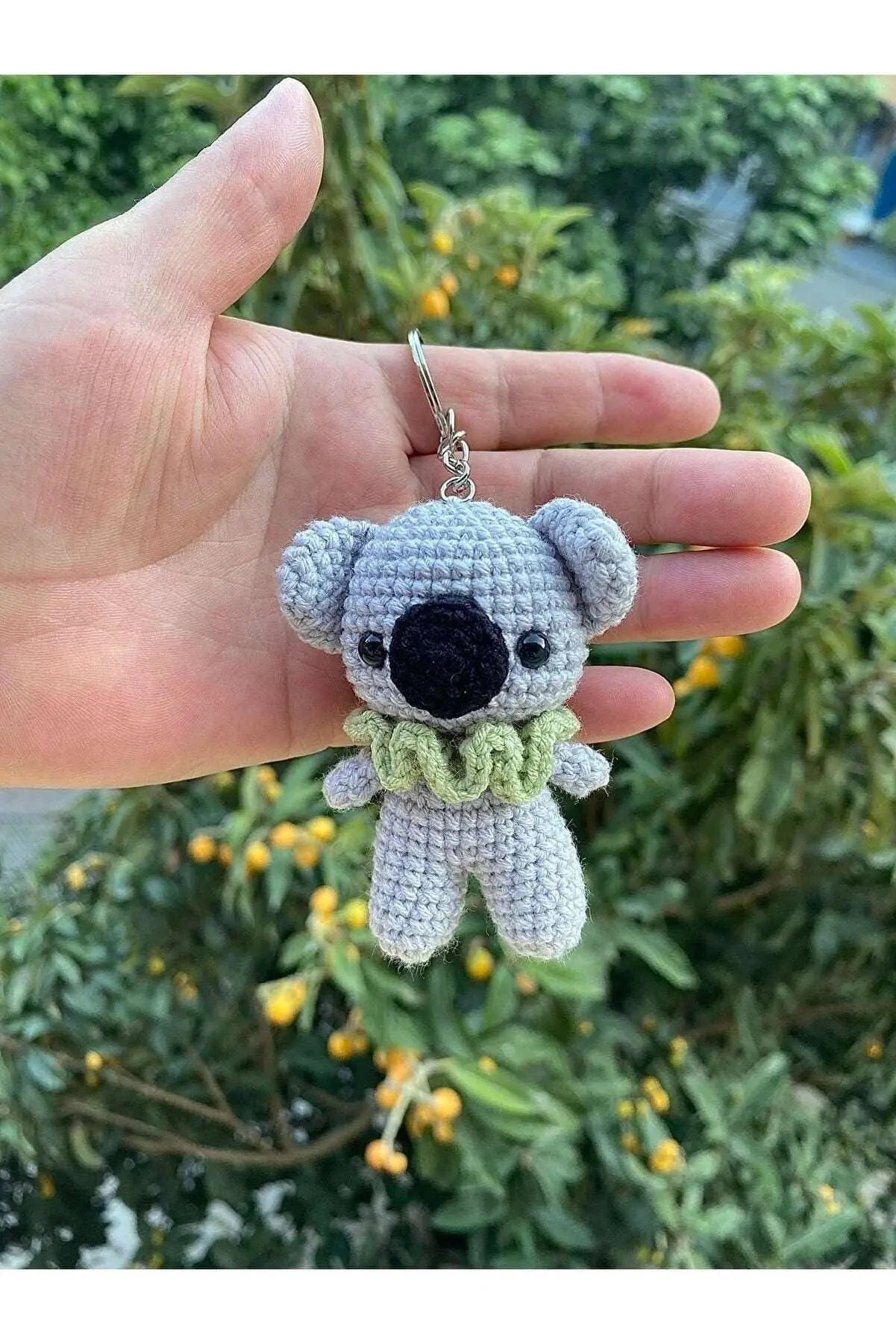 AllForJoyCrochetCo Crochet Animal Keychains