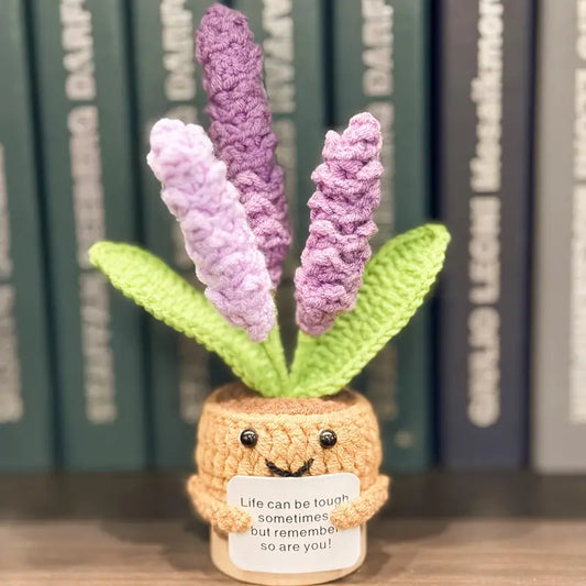 Handmade Positive Lavender Plant Pot