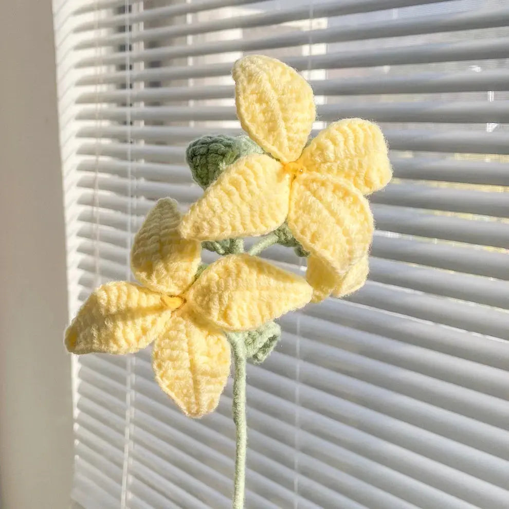 Handmade Crocheted Forsythia Joy Gift London