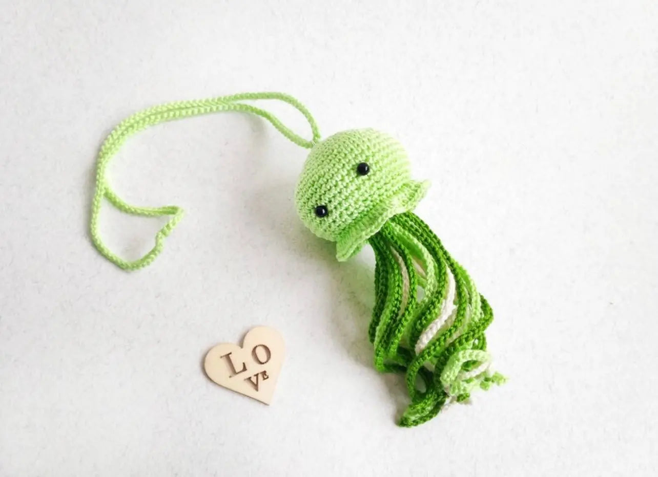 Handmade Crochet Octopus Keychain - Joy Gift London