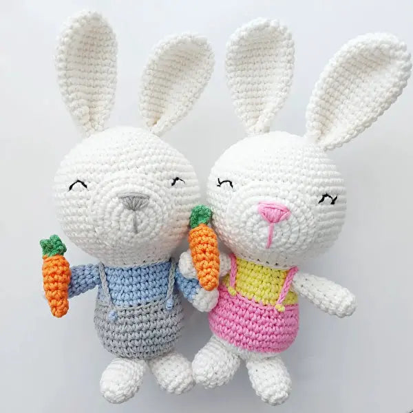 Crochet Cute Rabbit Best Friends - Joy Gift London