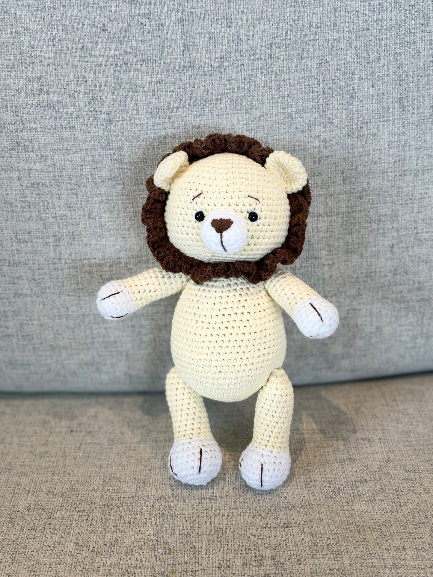 Animaux de safari faits à la main au crochet