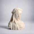 Veiled Vestal – Large Sculpture Candle