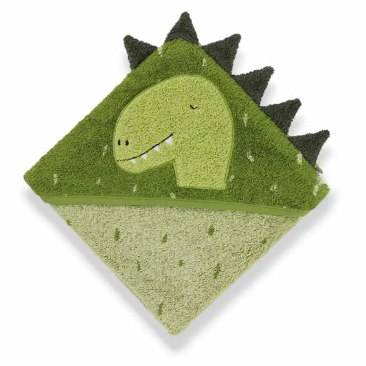 100% Cotton Dinosaur Baby Hooded Towel & Swaddle Blanket  Joy Gift London