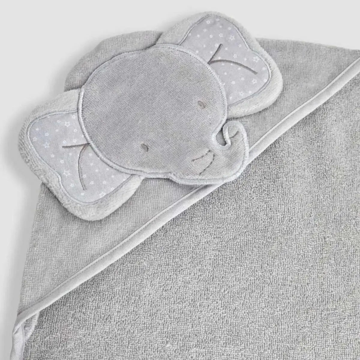 100% Cotton Elephant Baby Hooded Towel & Swaddle Blanket  Joy Gift London