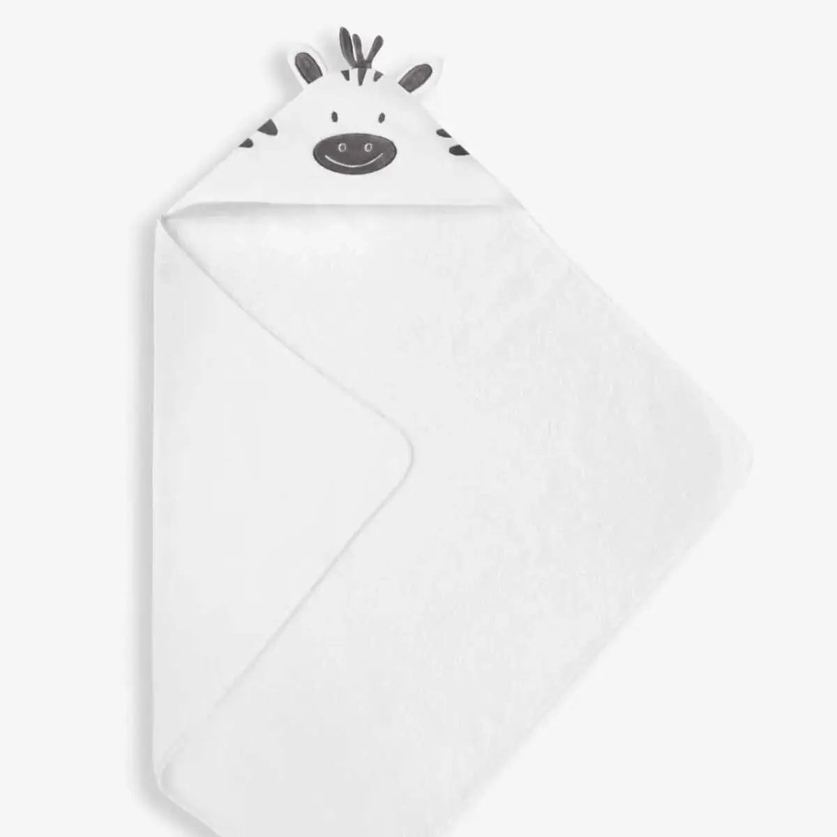 100% Cotton Zebra Baby Hooded Towel & Swaddle Blanket  Joy Gift London