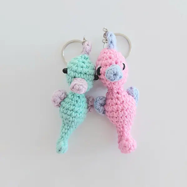 Crochet Seahorse Keychain Toy - Joy Gift London