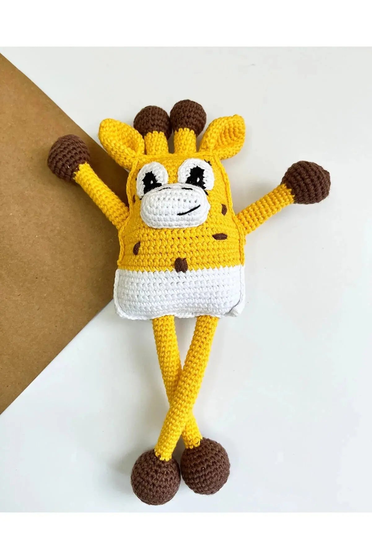 Handmade Crochet Frog , Bunny & Giraffe Baby Stretchable Hanging Toys - Joy Gift London