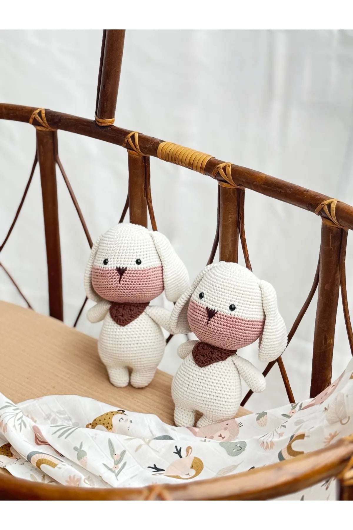 Crochet Cute White Dog Toy