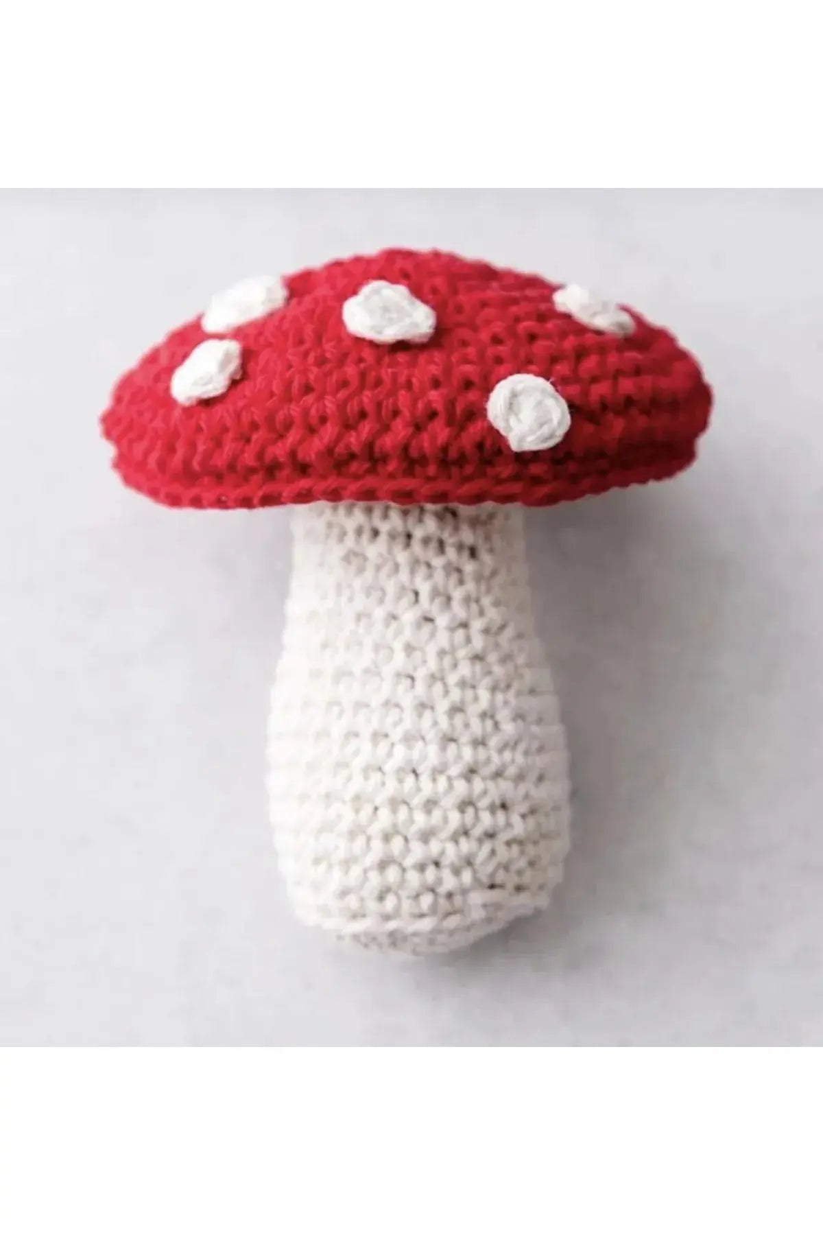 Crochet Mushroom Rattle Toy (4 Style) Joy Gift London