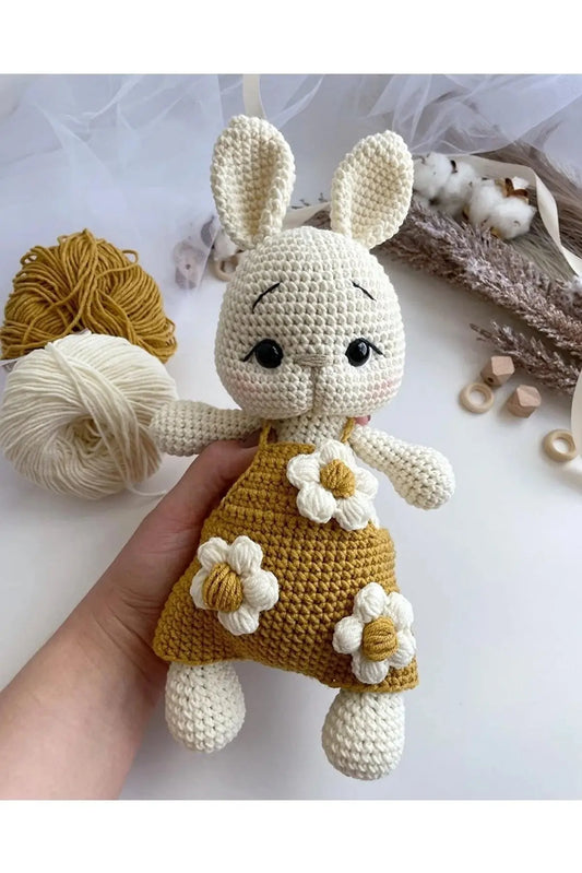 Crochet Rabbit Toy - Adorable and Playful Bunny Doll for Kids - Joy Gift London