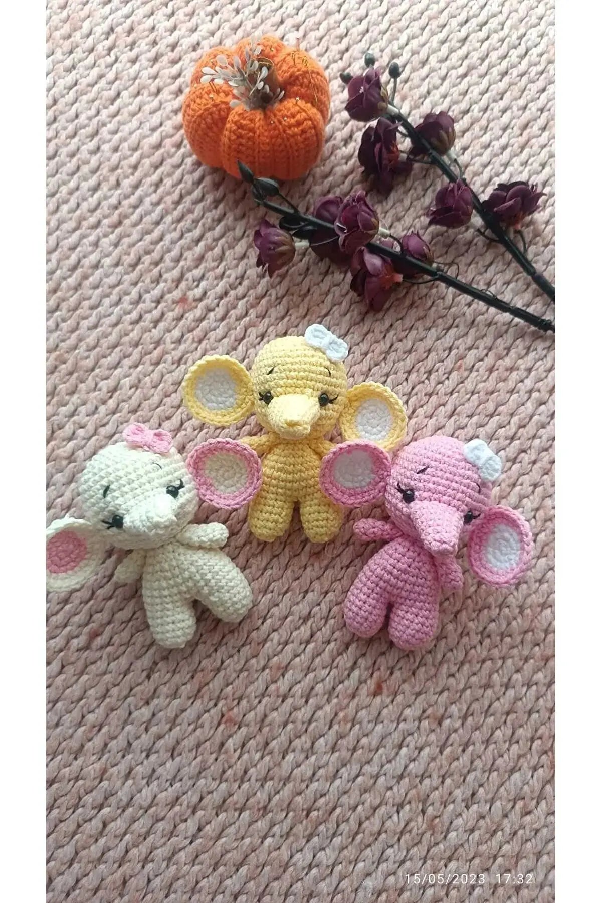 Crochet Elephant Keychain - Joy Gift London