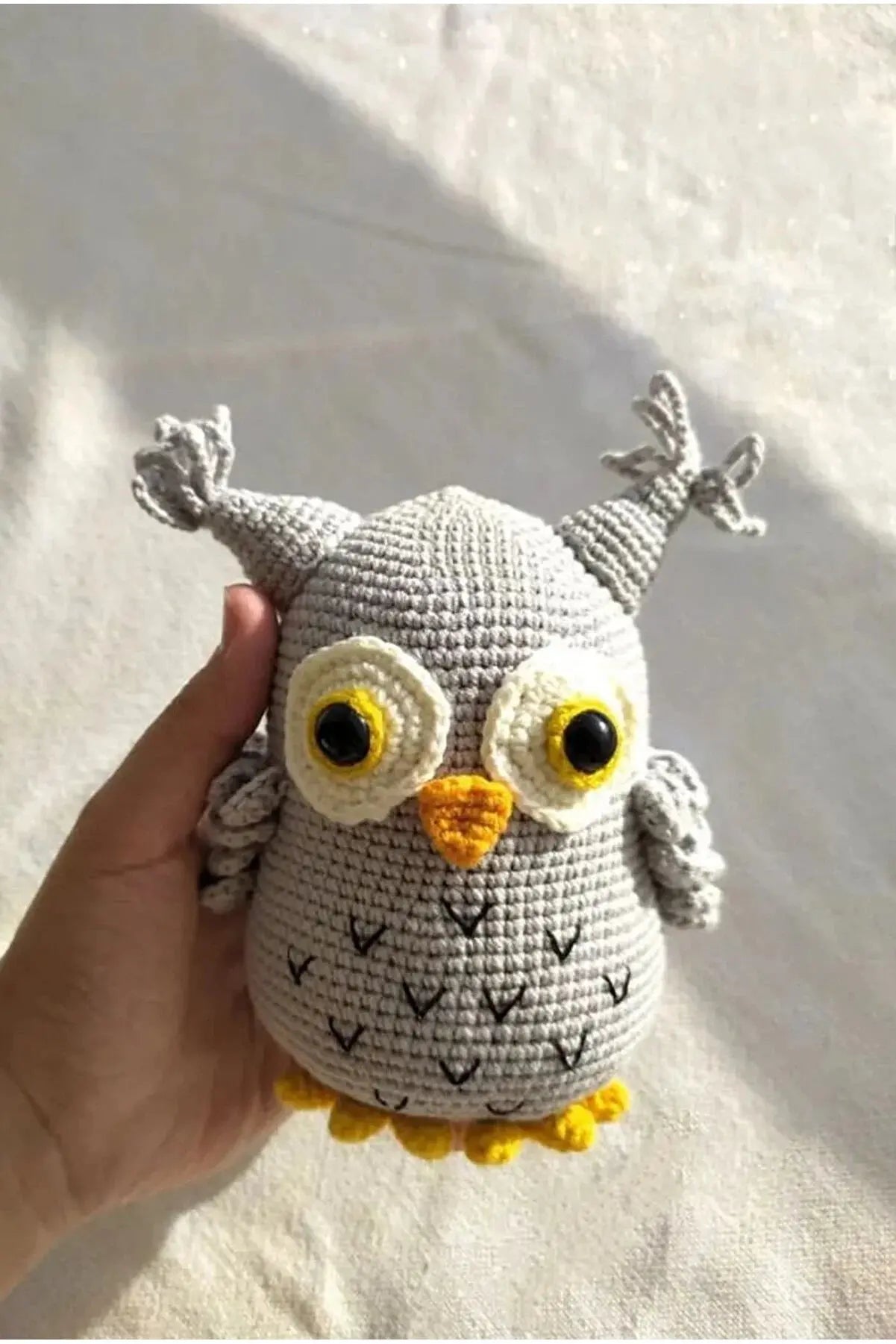 Crochet Owl Toy - Handmade Plush Owl for Play and Decor - Perfect Gift! - Joy Gift London