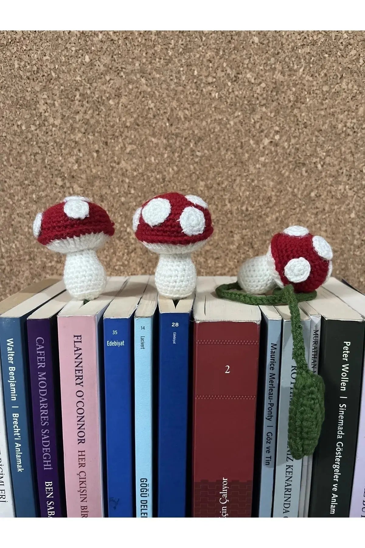 Crochet Bookmark Mushroom MiaMano