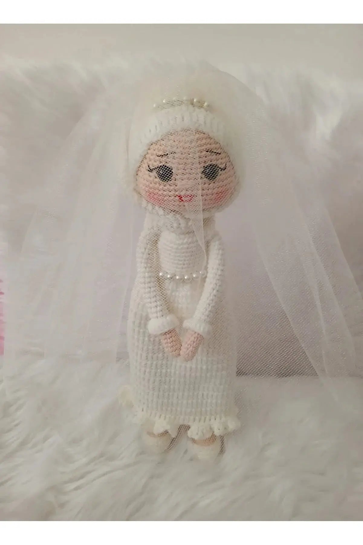 Crochet Bride with Hijab Doll - Joy Gift London