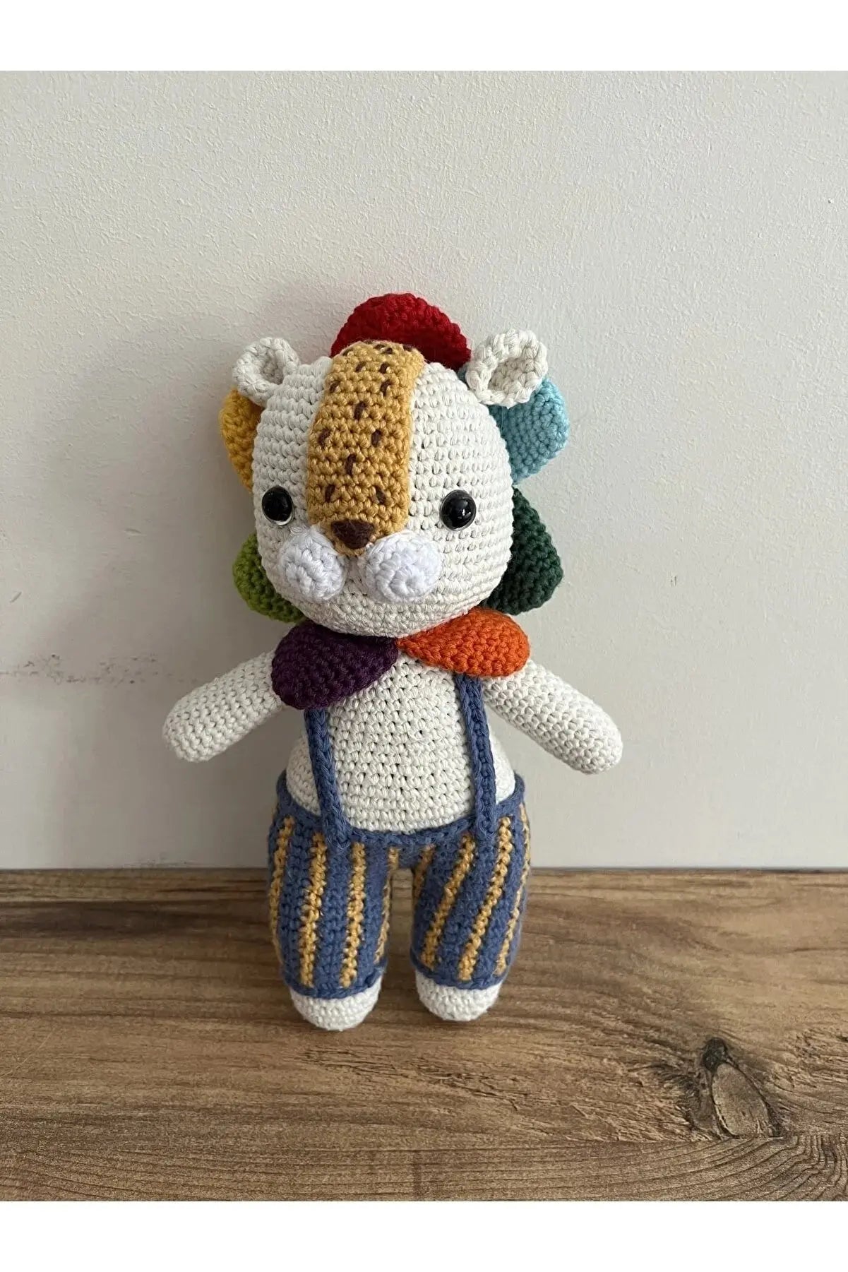 Crochet Lion Boy Toy - Joy Gift London