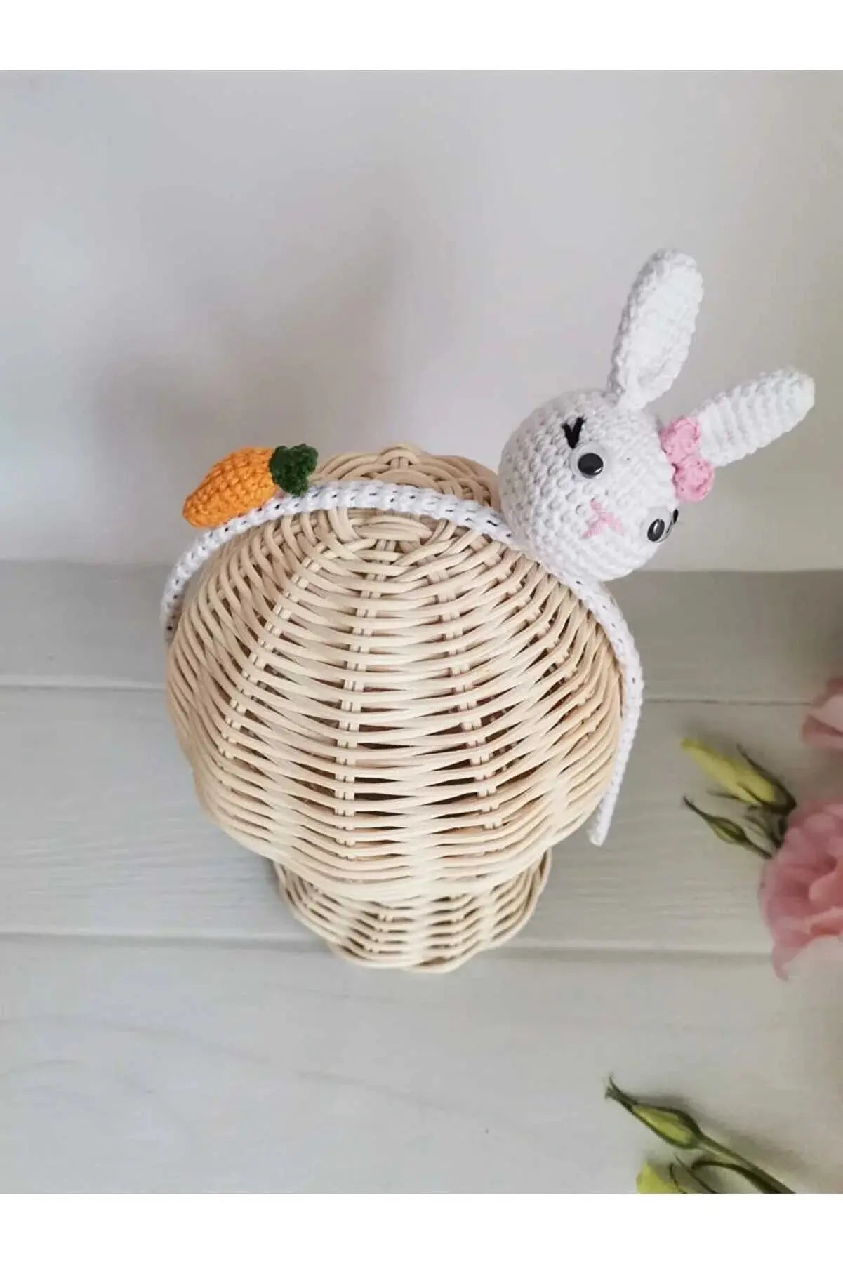 Crochet Rabbit and Carrot Headband - Joy Gift London