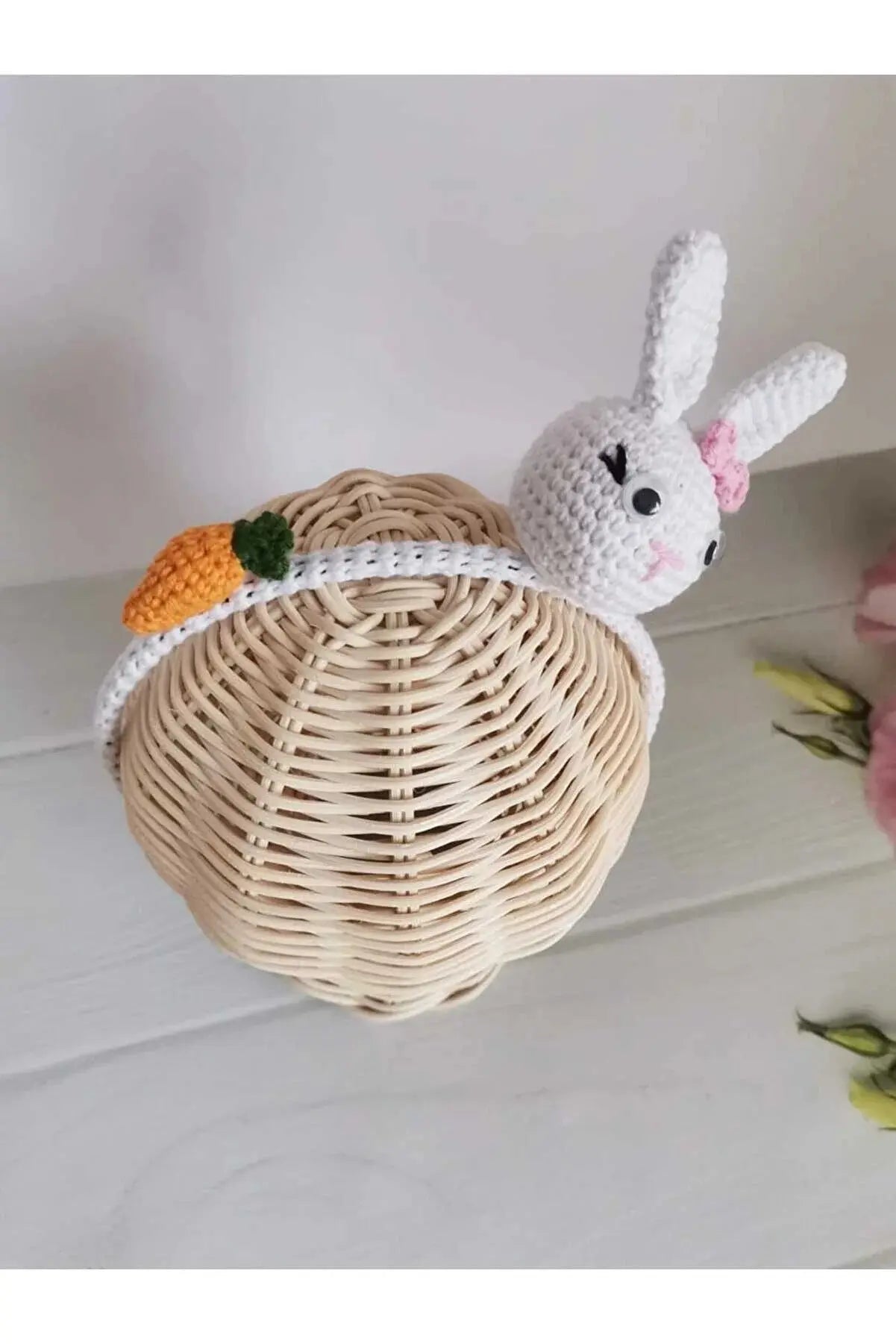 Crochet Rabbit and Carrot Headband - Joy Gift London