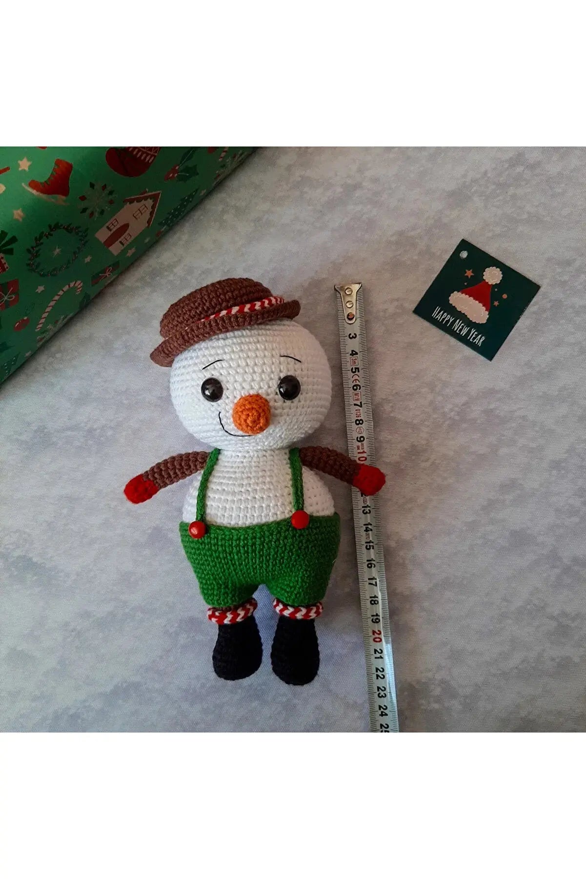 Crochet Snowman Toy - Joy Gift London