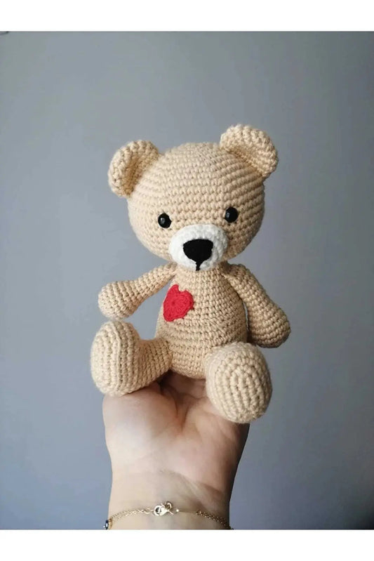 Crochet Cute Teddy Bear Toy - Joy Gift London