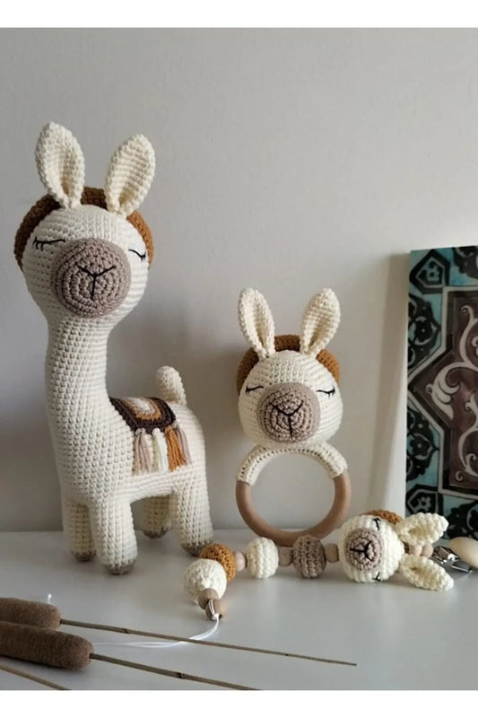 Crochet Toy Set Llama