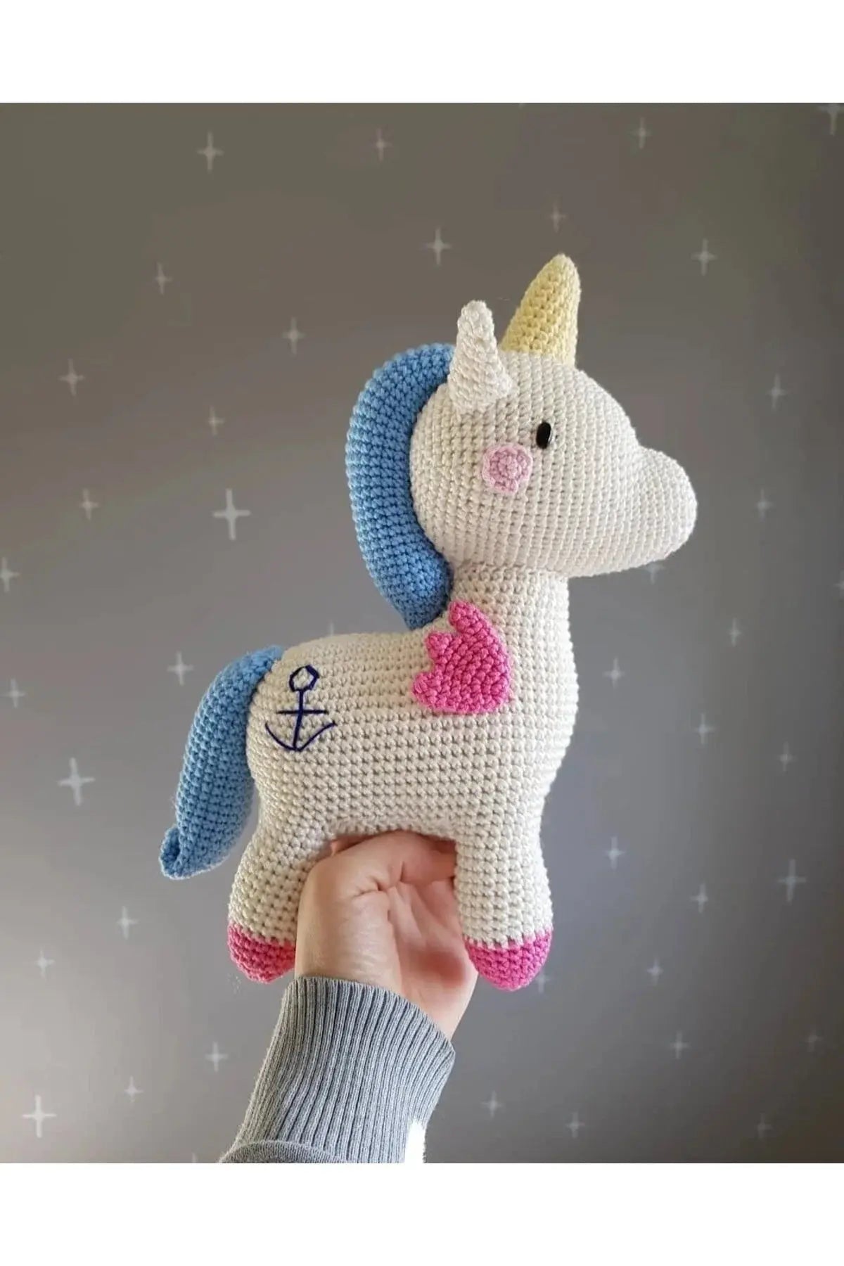 Crochet Unicorn Toy - Handmade Amigurumi Plush - Adorable Gift for Kids & Unicorn Lovers! - Joy Gift London