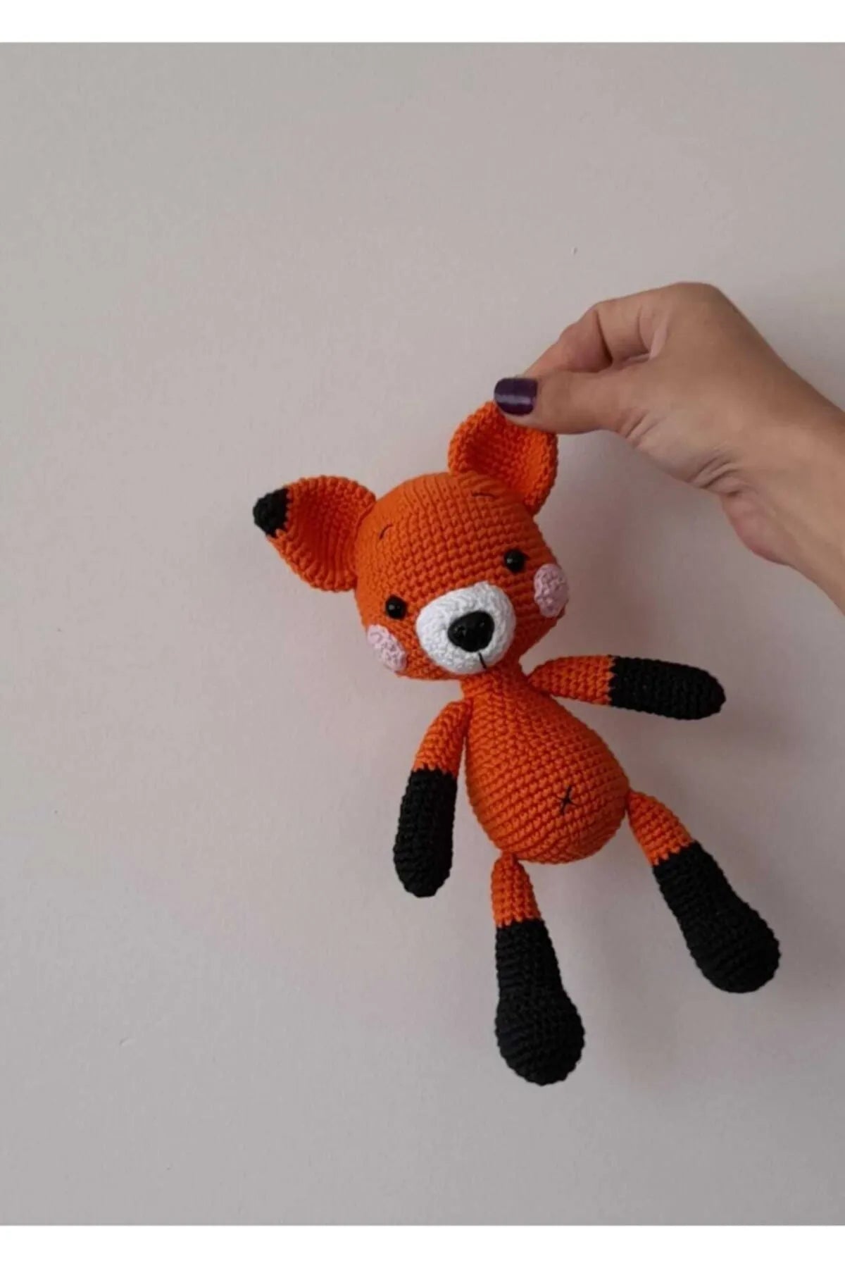 Crochet Little Prince Doll and Fox Toy Set 2pc Joy Gift London