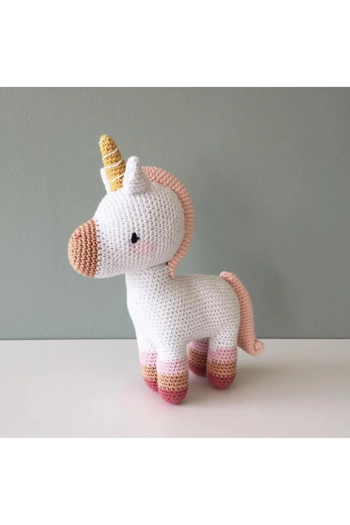 Crochet Unicorn Toy - Handmade, Adorable, and Cuddly! - Joy Gift London