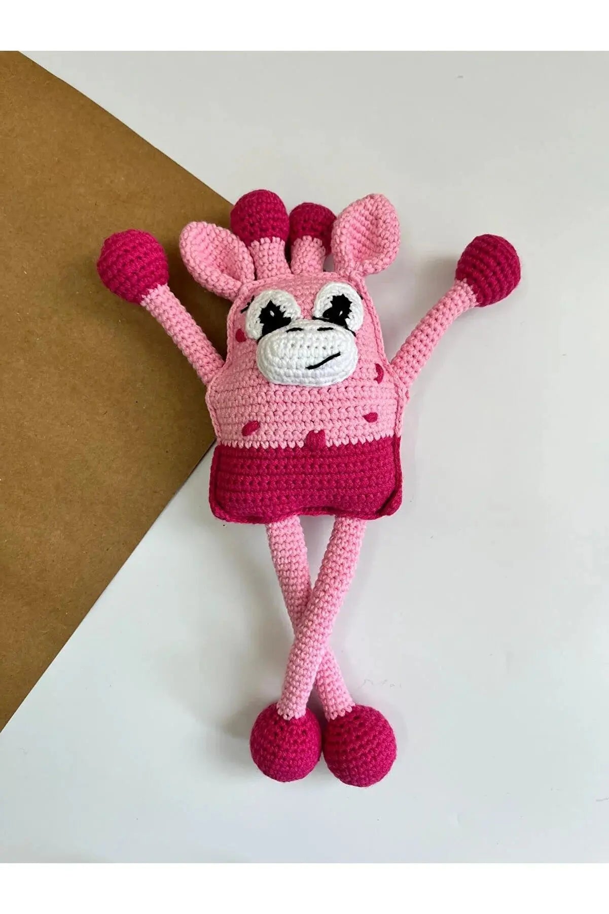 Handmade Crochet Frog , Bunny & Giraffe Baby Stretchable Hanging Toys - Joy Gift London