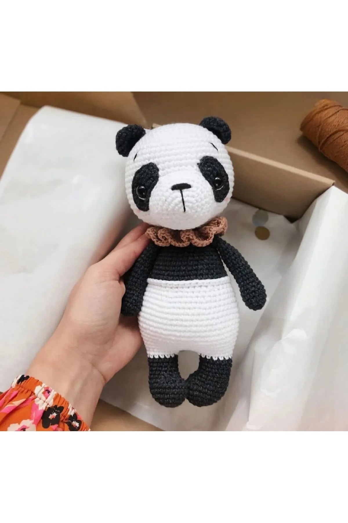 Crochet Cute Panda Toy