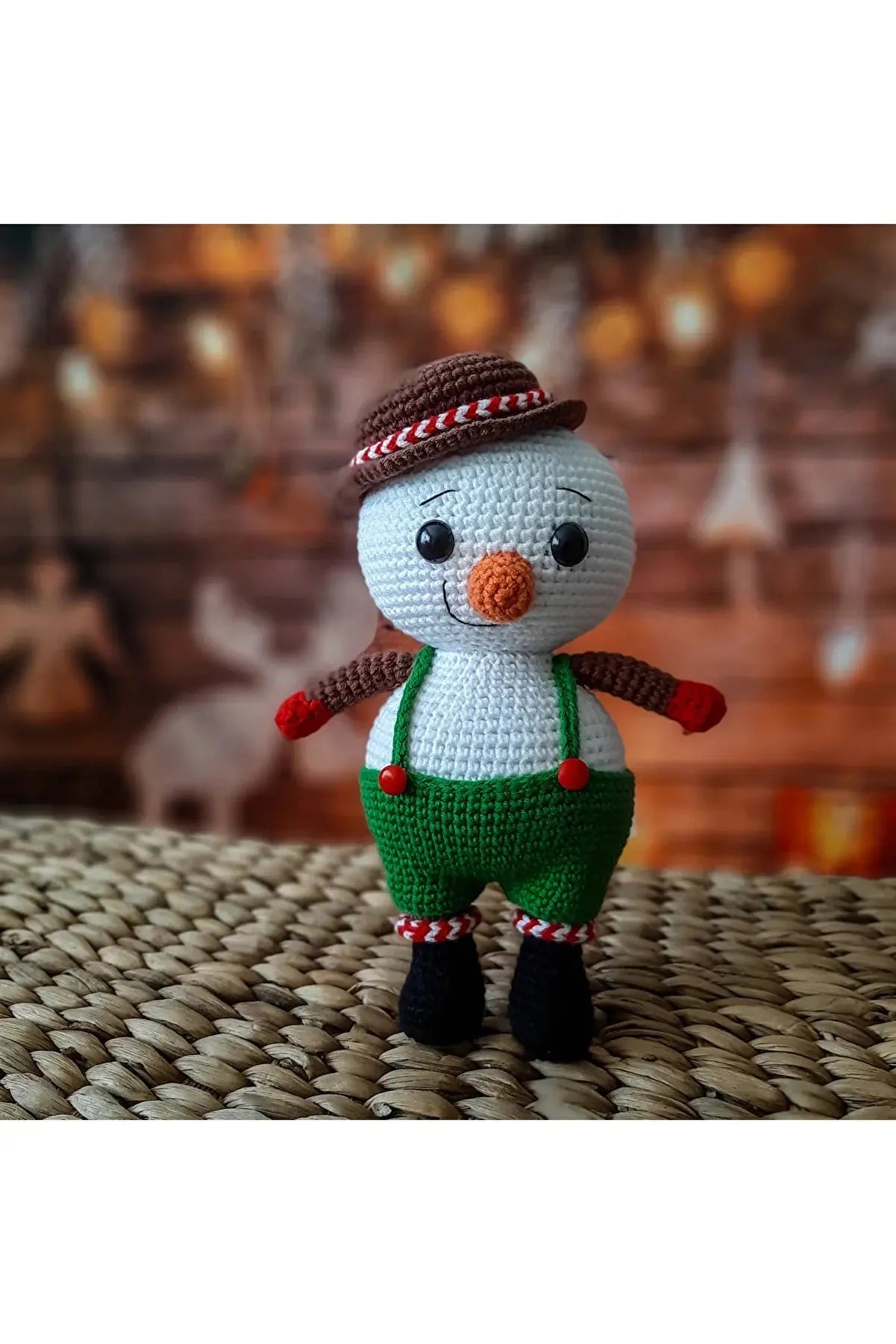 Crochet Snowman Toy - Joy Gift London