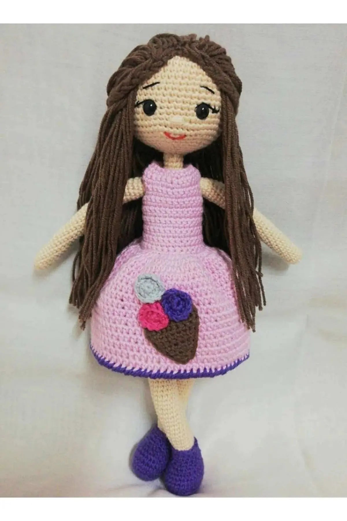 Crochet Cute Icecream Girl Doll Toy - Joy Gift London