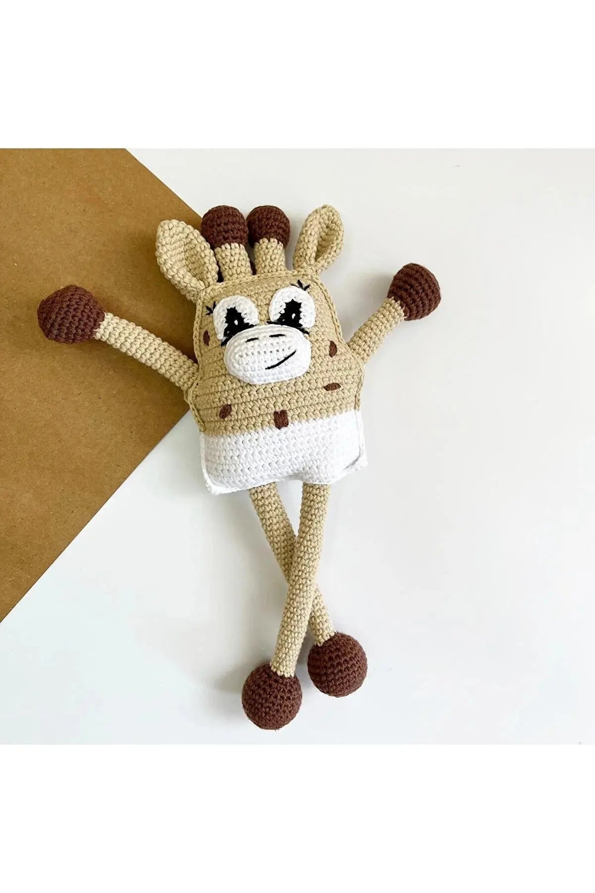 Handmade Crochet Frog , Bunny & Giraffe Baby Stretchable Hanging Toys - Joy Gift London