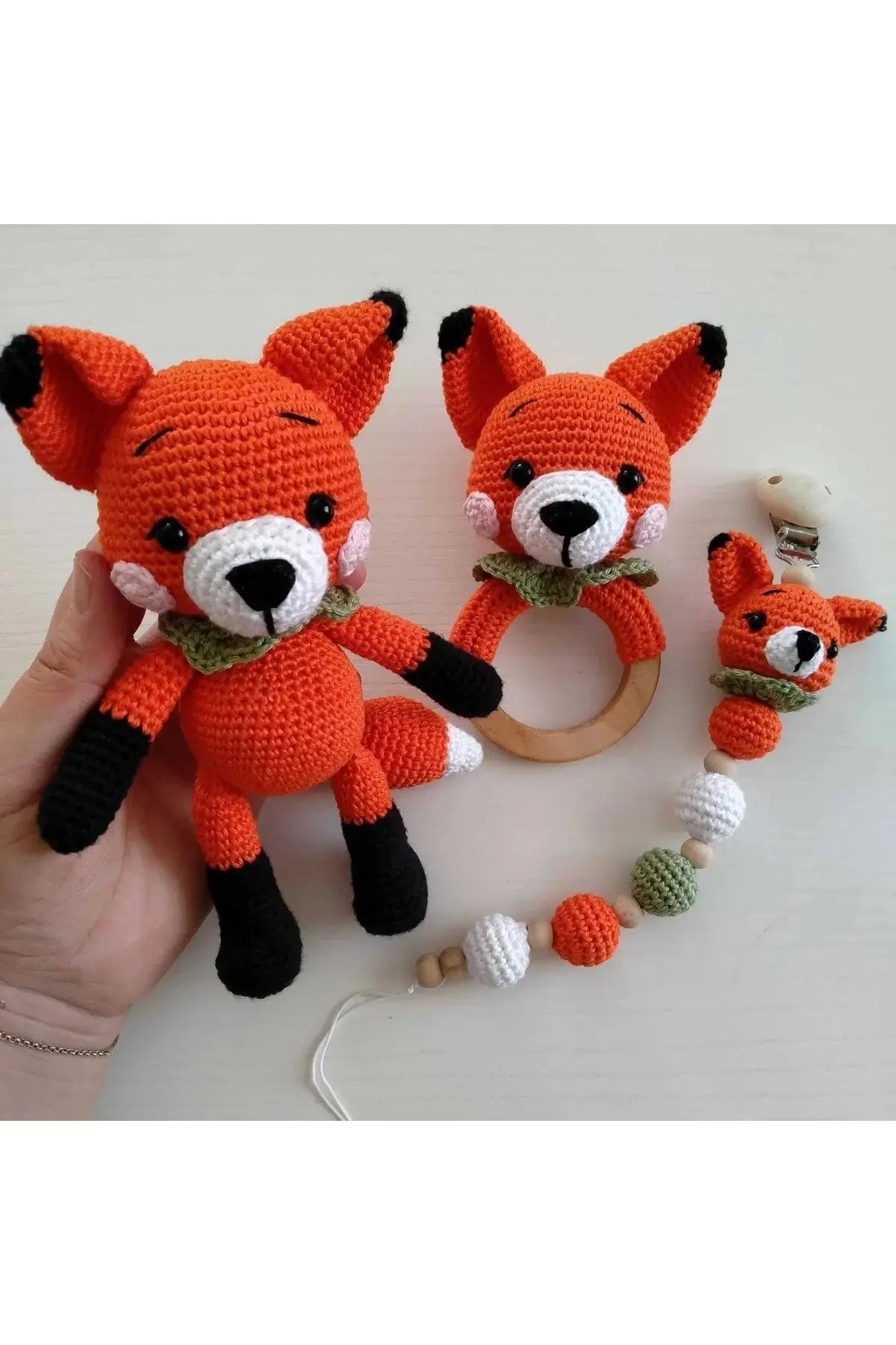 Crochet Toy Set Fox - Joy Gift London