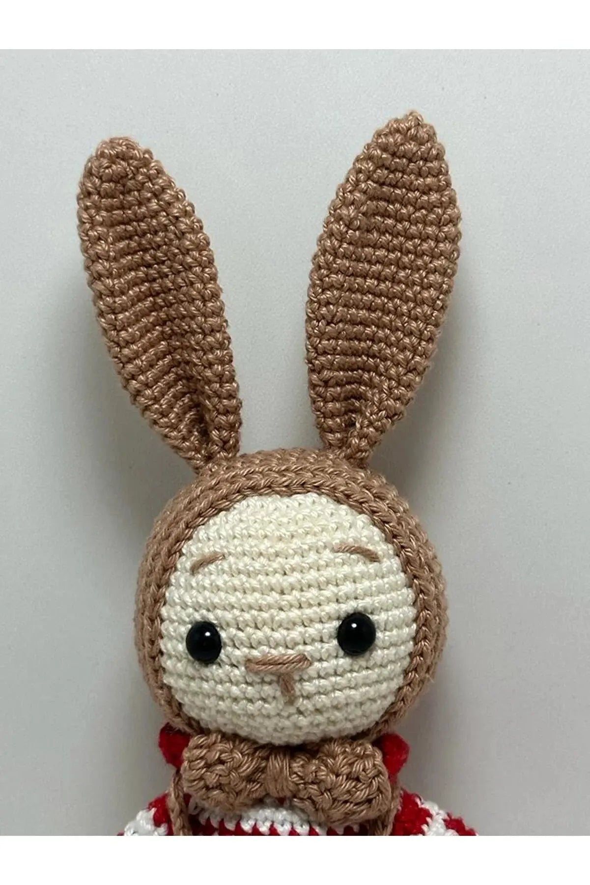 Crochet Cute Little Rabbit Boy Toy - Joy Gift London