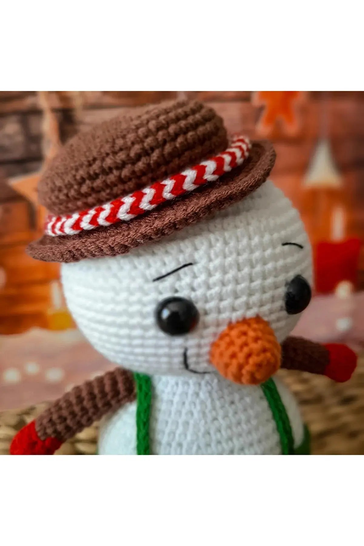 Crochet Snowman Toy - Joy Gift London