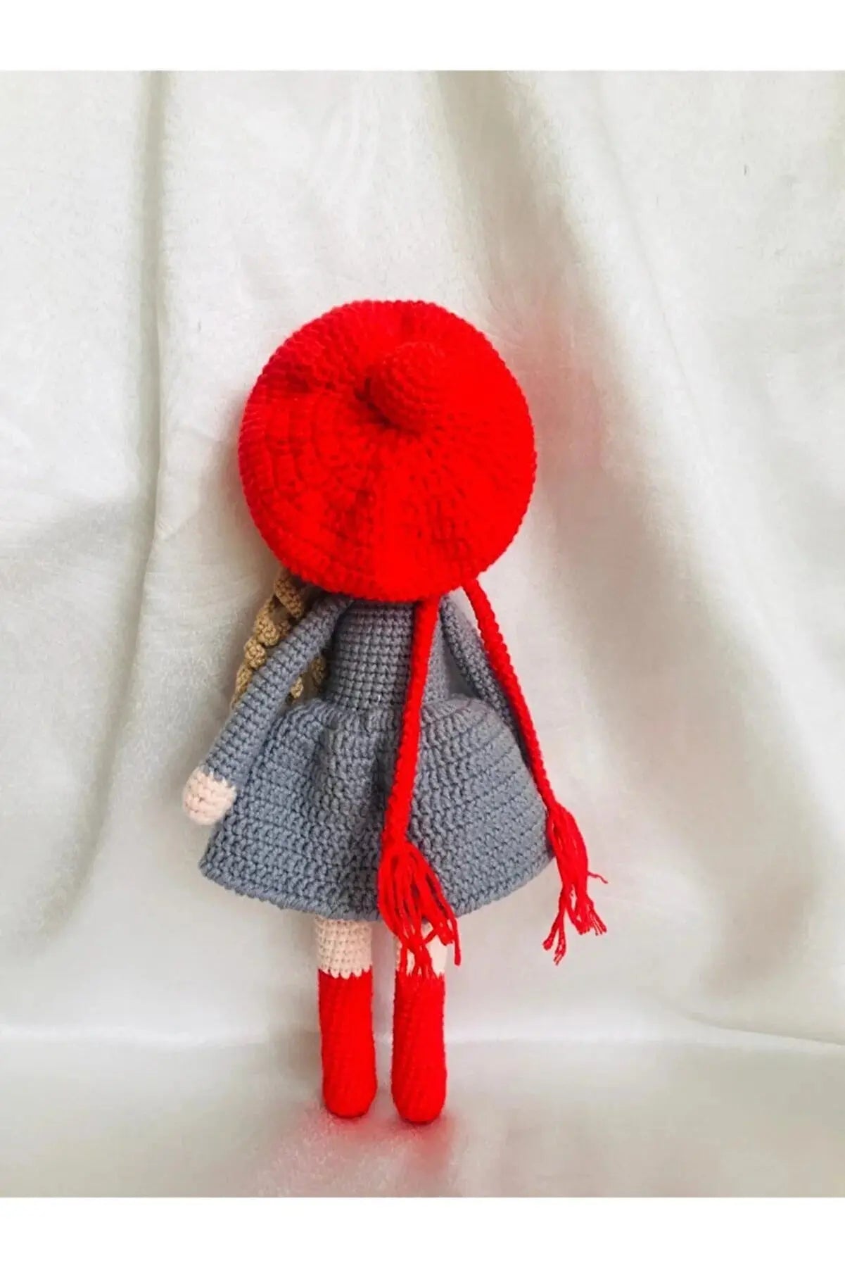 Crochet Little Red Riding Hood Doll Toy for Imaginative Play - Joy Gift London