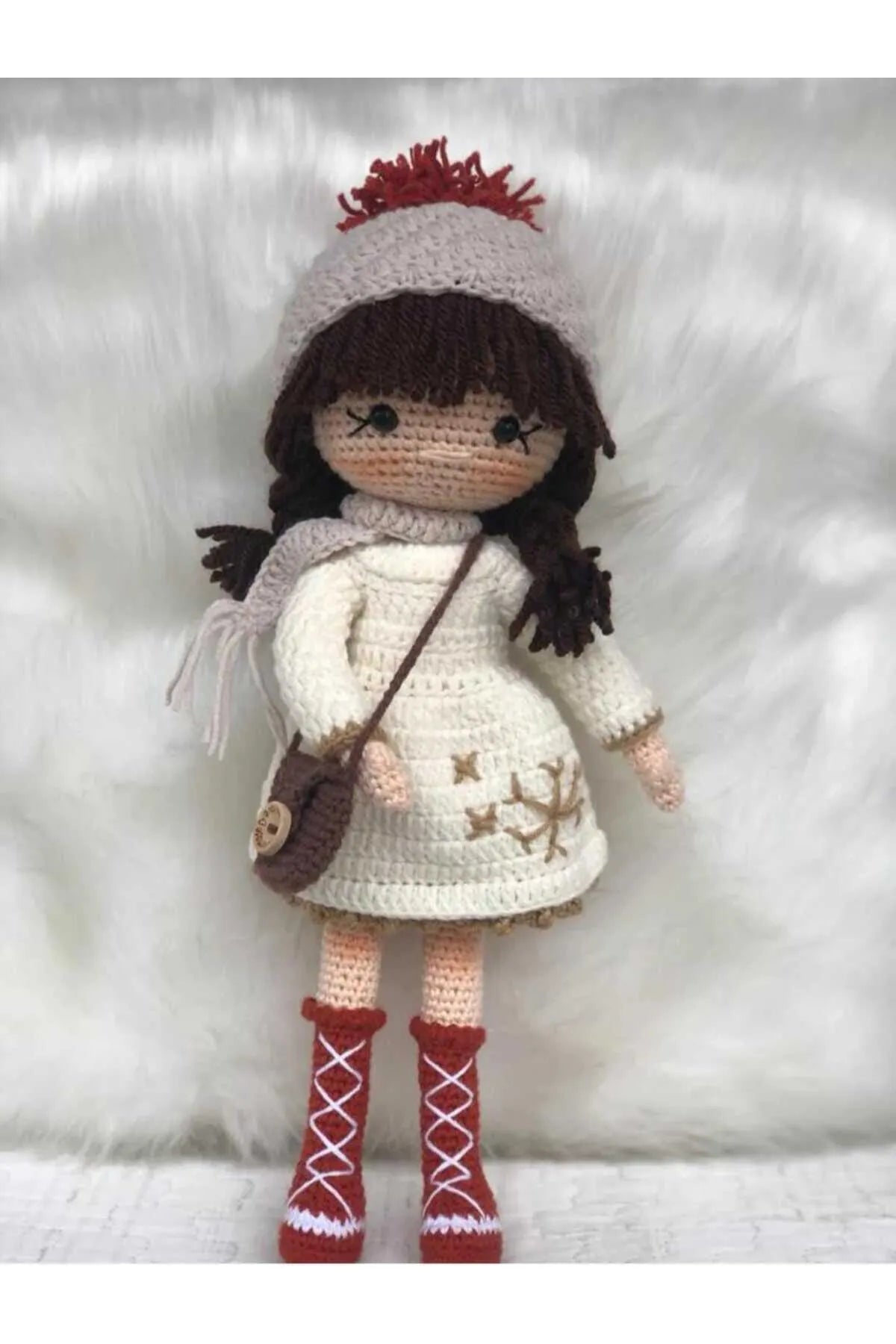 Crochet Cute Girl Doll Toy