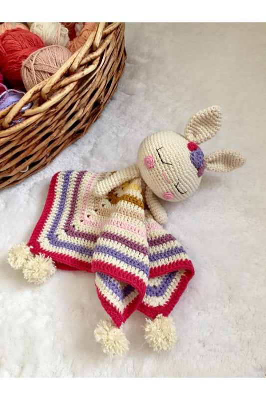 Crochet Newborn Sleeping Mate Rabbit