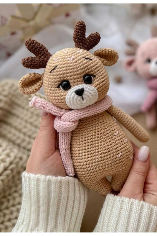 Crochet Baby Gazelle Toy