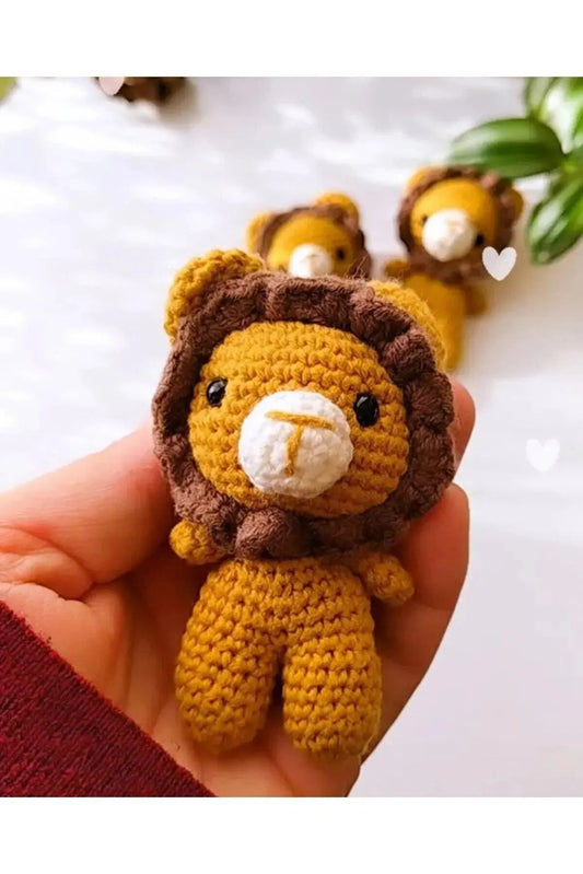 Crochet Keychain Cute Lion - Joy Gift London