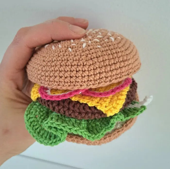 Crochet Hamburger and french fries TrendyToy